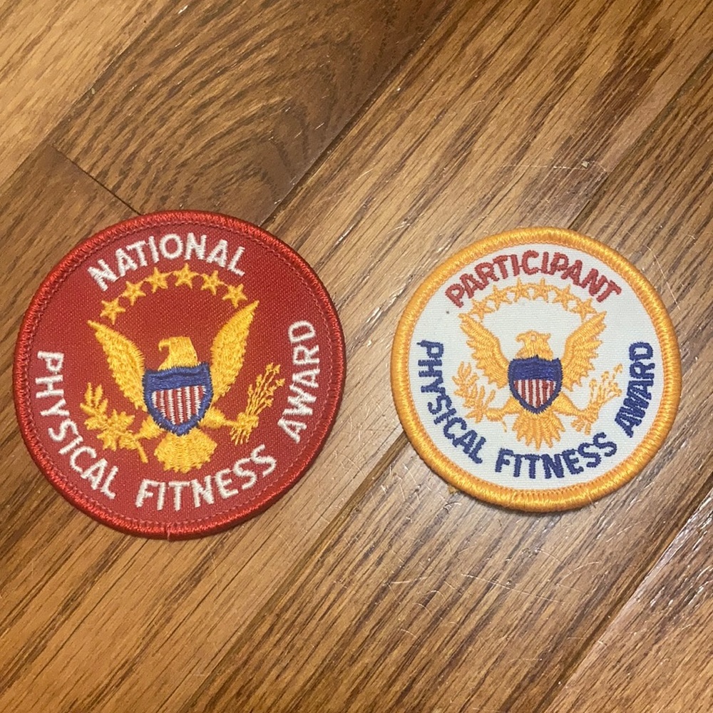 National Physical Fitness Award Patches